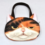 Katten tas XL - kat met vlekken