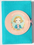 Kawaii - mapje voor pasjes blauw