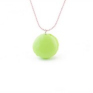 Pop cutie ketting met groene macaron