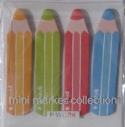 Kawaii - mini sticky notes potloden